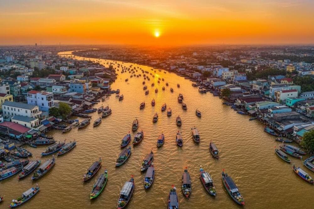 Cần Thơ là vùng đất “gạo trắng nước trong” nằm bên dòng sông Hậu hiền hòa